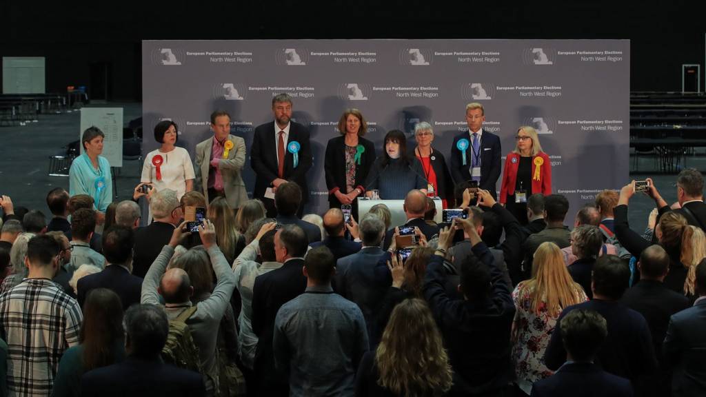 European election results announced in Manchester