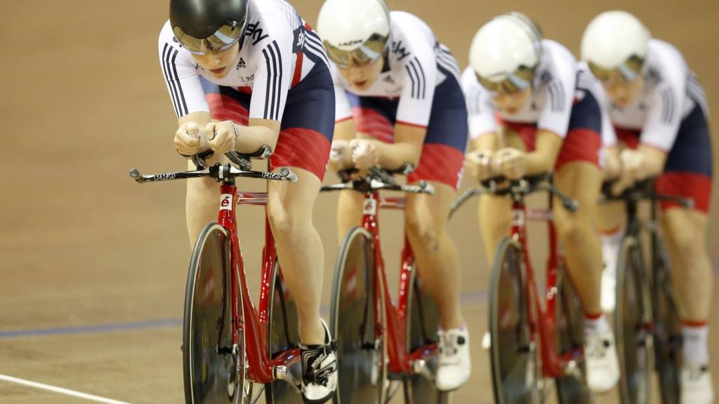 Team GB on the track