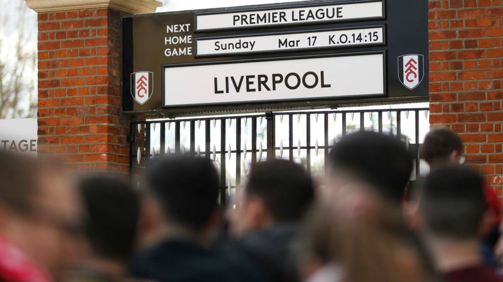 Outside Craven Cottage