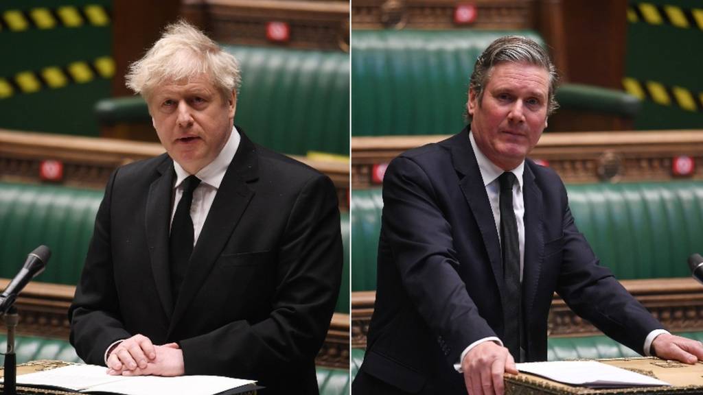 Boris Johnson and Keir Starmer