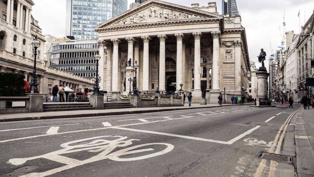 The Royal Exchange in the City of London