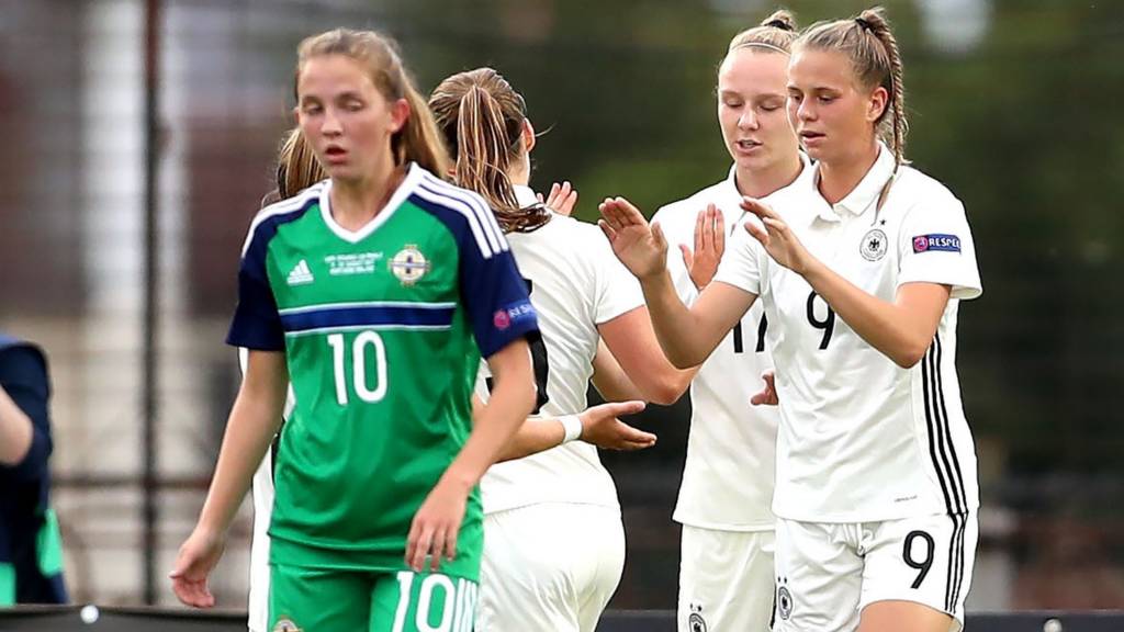 Germany are playing Northern Ireland at Ballymena