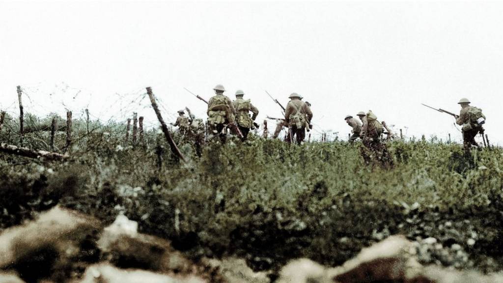 British infantry in the Battle of Somme