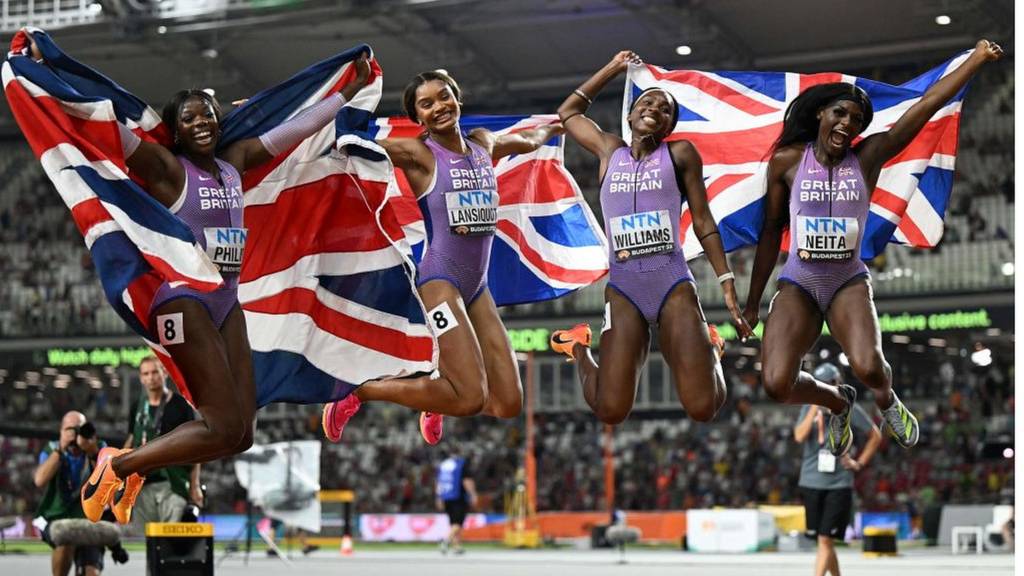 Athlete champions for women's decathlon in Olympics