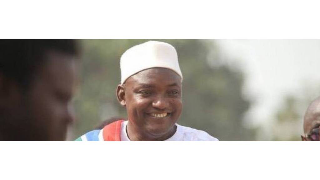 Le président-élu de la Gambie Adama Barrow