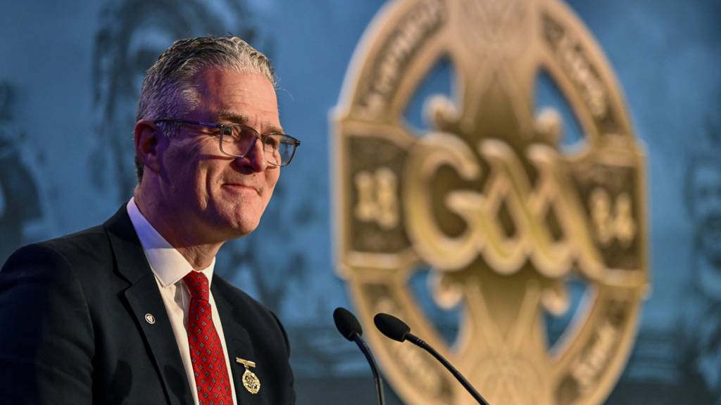 GAA president Jarlath Burns speaks to William Crawley - BBC News