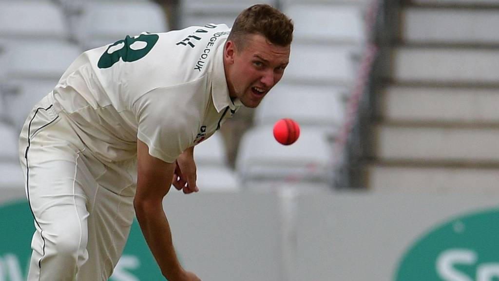 Notts paceman Jake Ball