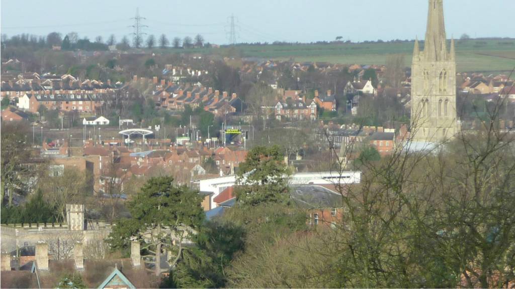 Grantham skyline