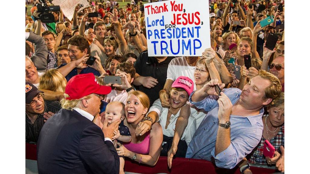 Supporters de Donald Trump le 21 août 2015