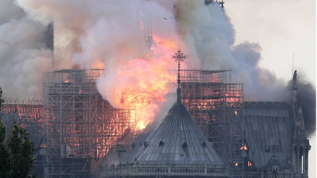 Notre-Dame Cathedral engulfed by fire