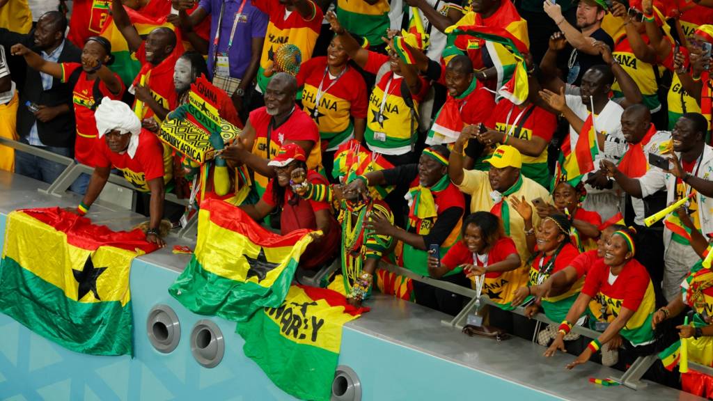 Ghana fans at the Fifa World Cup 2022
