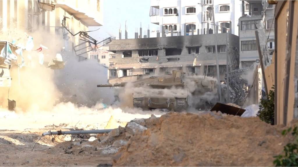 Israeli tank in Gaza