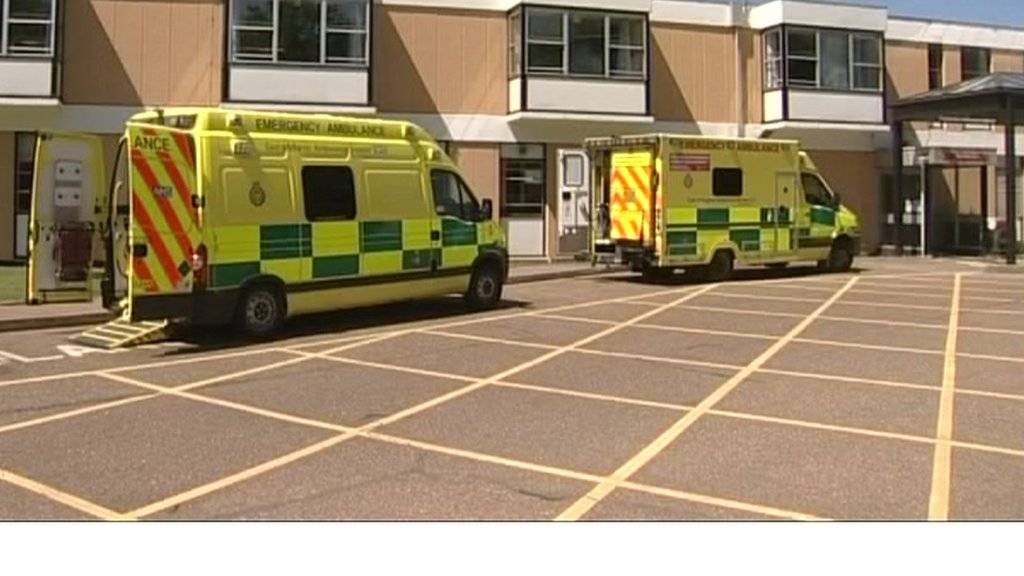 QEH and ambulances