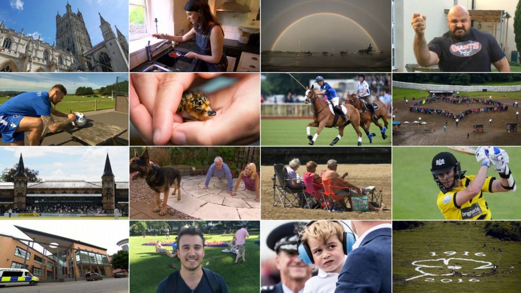 A montage of West Country images