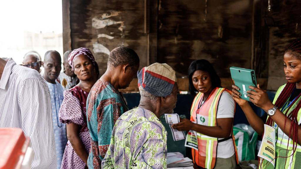 Voters in Lagos, Nigeria