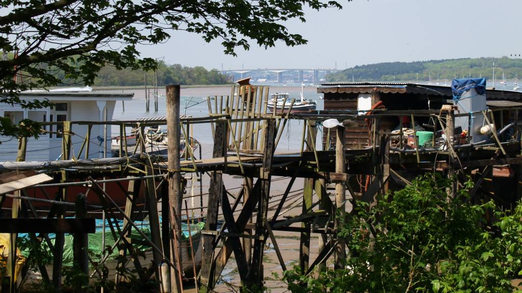 Orwell Bridge and river