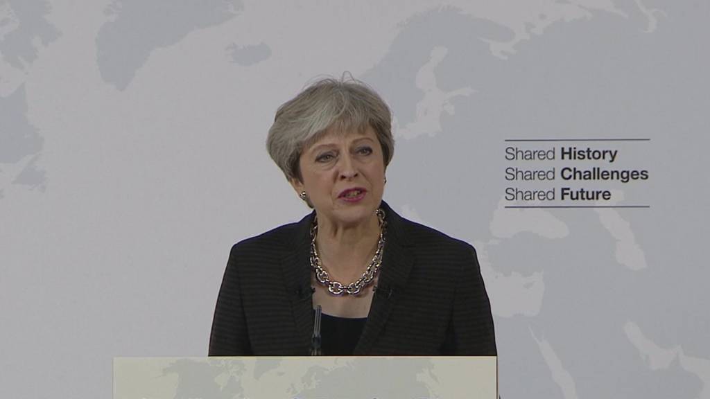 Recap Theresa May Brexit Speech Bbc News 6178