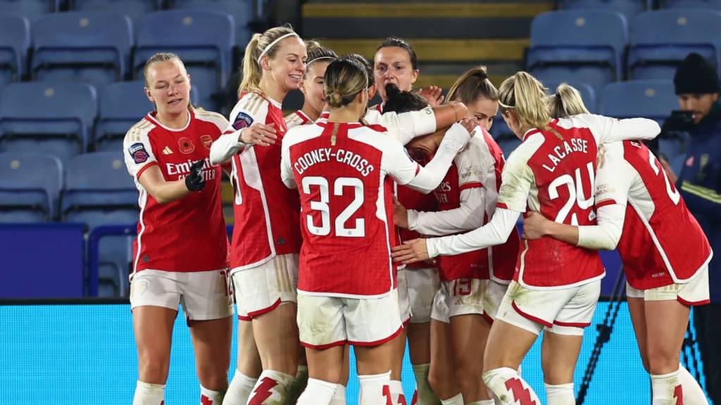 Arsenal Women come from 2-0 down at half time to beat Leicester 6-2 :  r/Gunners