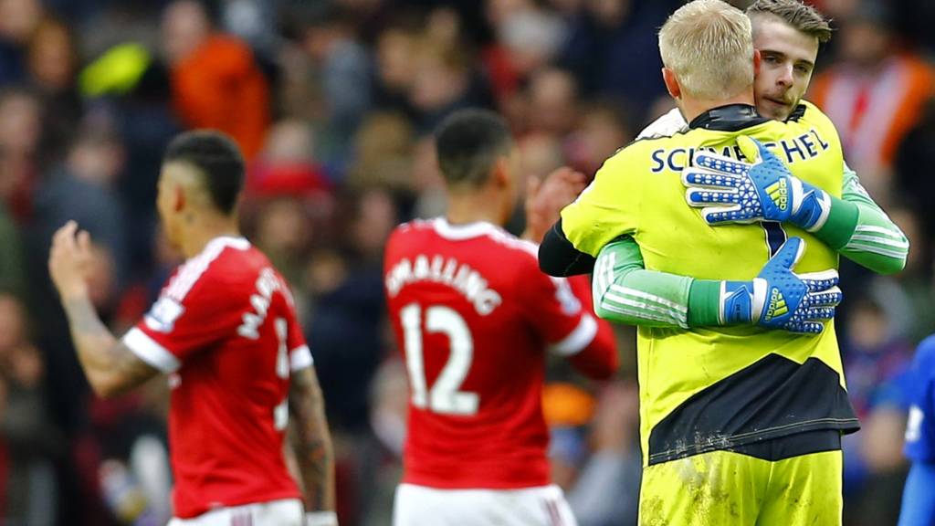 Kasper Schmeichel and David De Gea