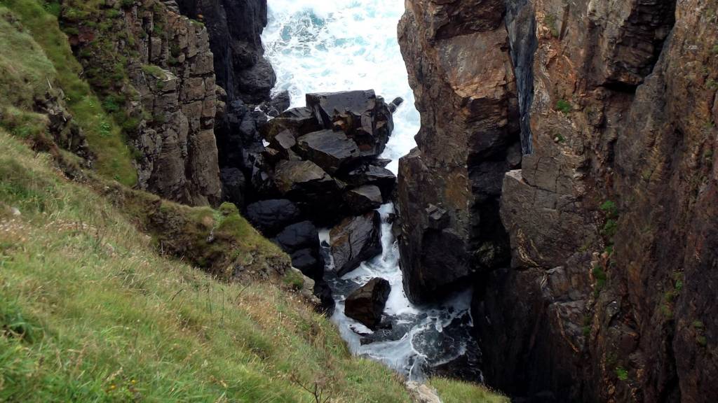 Stormy cliff face. Pic: Andrew Segal