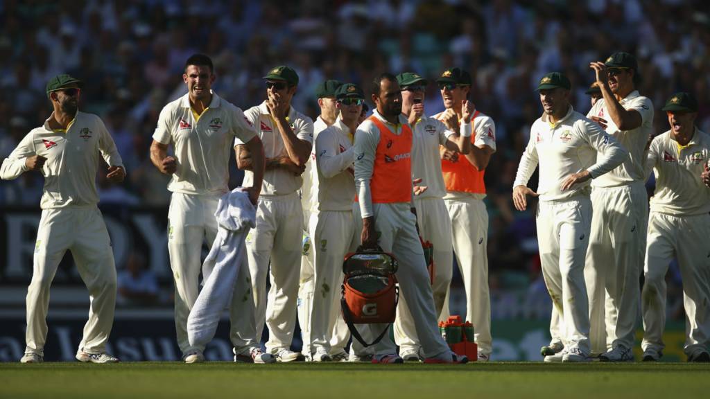 Australia players celebrate