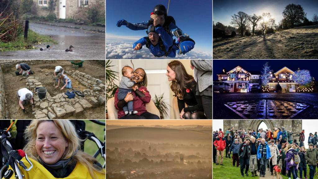 Montage of West Country scenes