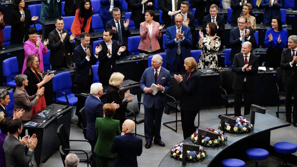 King Charles at Bundestag