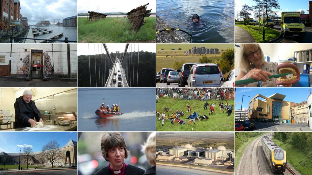 Montage of images from across the West of England