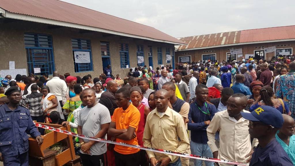Des électeurs à Goma