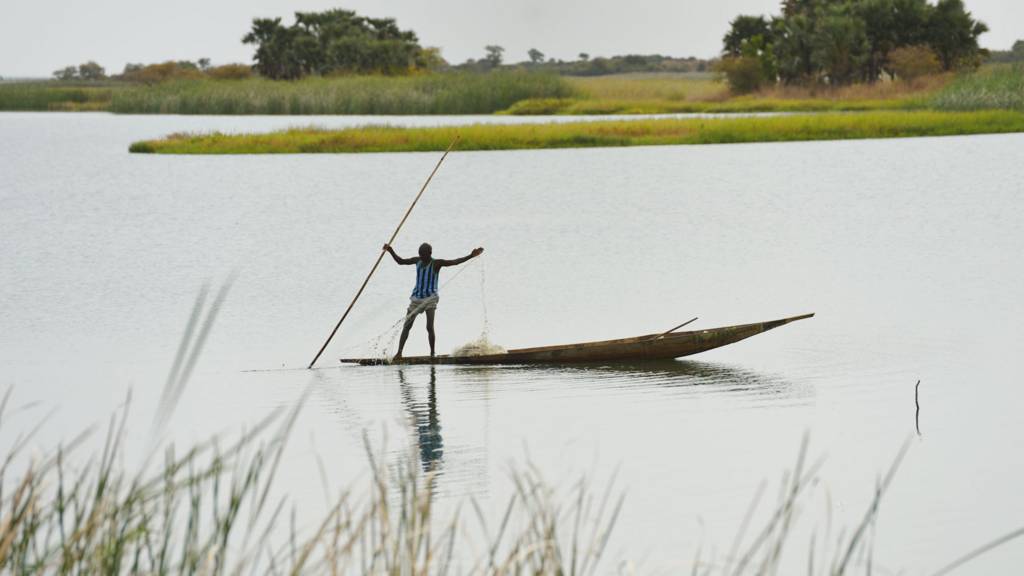 A fisherman in Mali