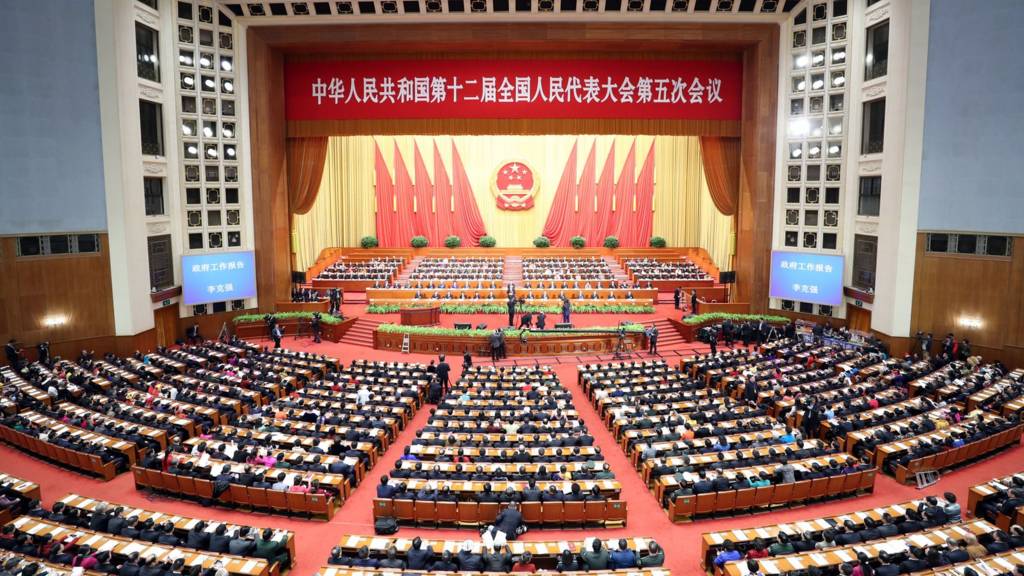人民大會堂內(新華社圖片5/3/2017)
