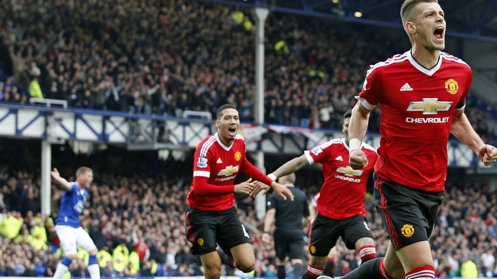 Manchester United celebrate