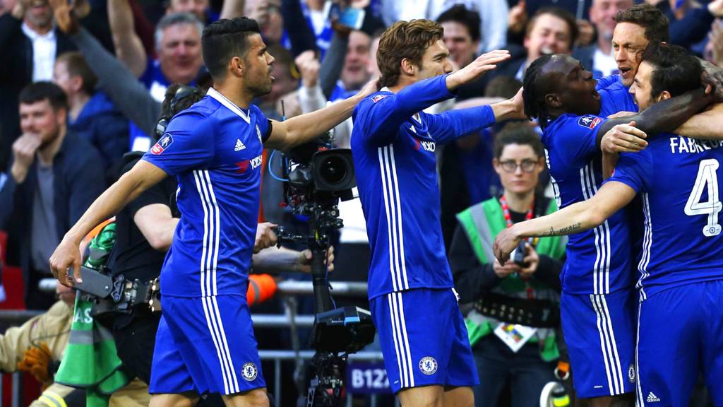 Chelsea celebrate