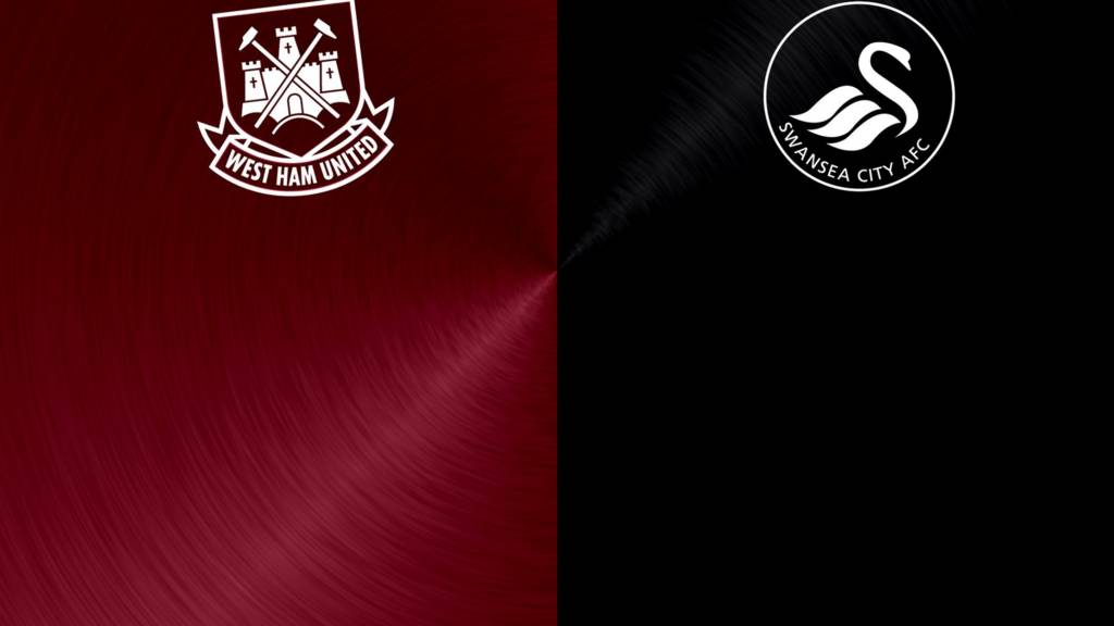 West Ham v Swansea badges