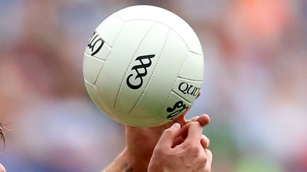 Action from a Gaelic match