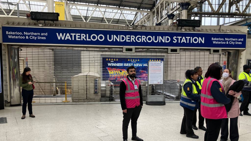 Waterloo station closed