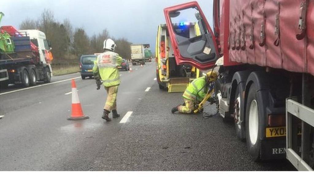 Accident on the M5