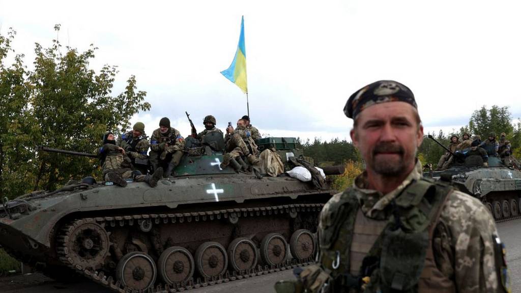 Ukrainian soldiers in Izyum, 24 Sep 22