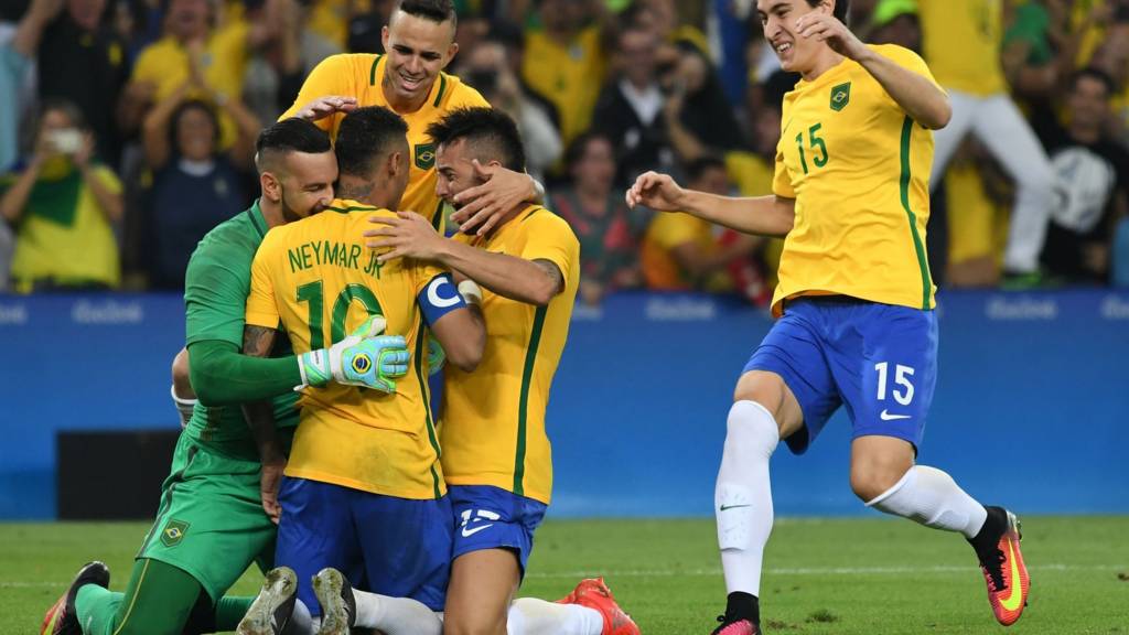 Football Men's final Brazil v Germany Live BBC Sport