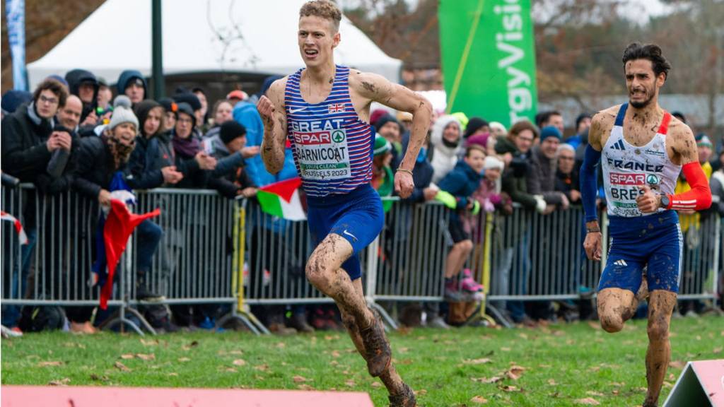 Kenya's Joshua Cheptegei and Jacob Kiplimo in the Men's Race