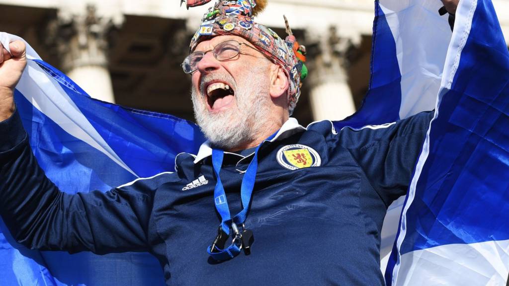 A Scotland fan in London