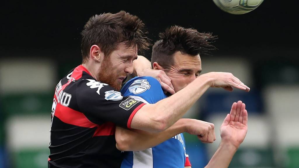 Linfield against Crusaders