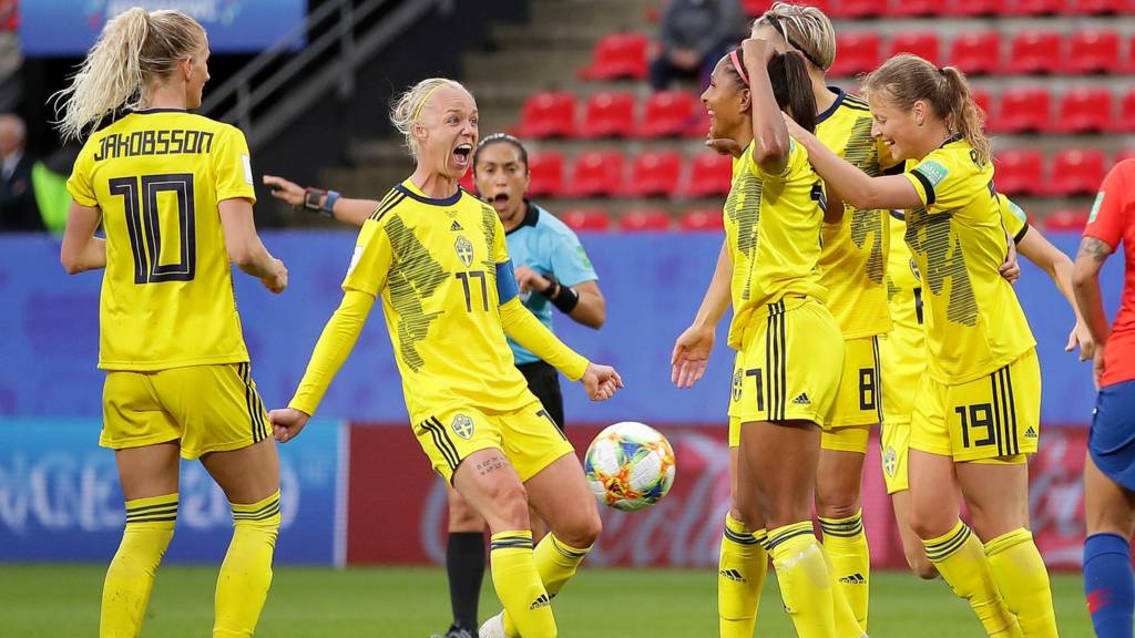 United States of America women's team, the oldest of the World Cup