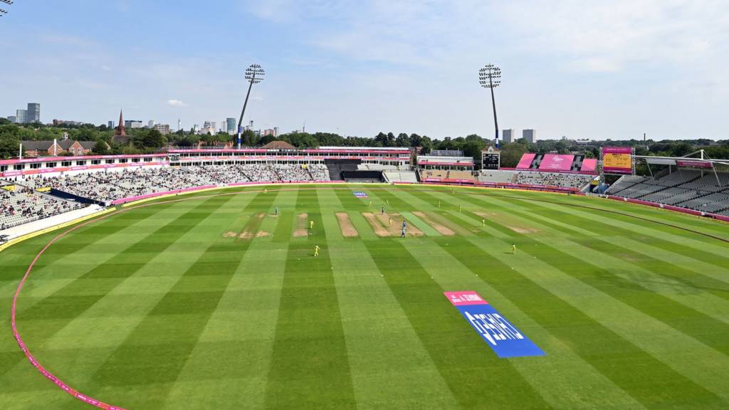 A general view of Edgbaston