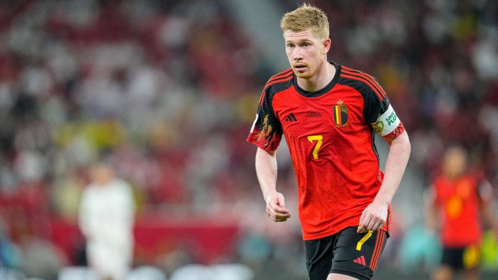 Belgium's Kevin De Bruyne at the 2022 Fifa World Cup