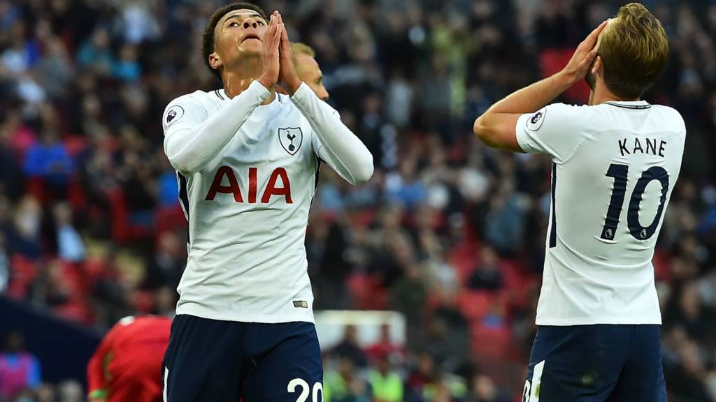 Tottenham's Dele Alli and Harry Kane