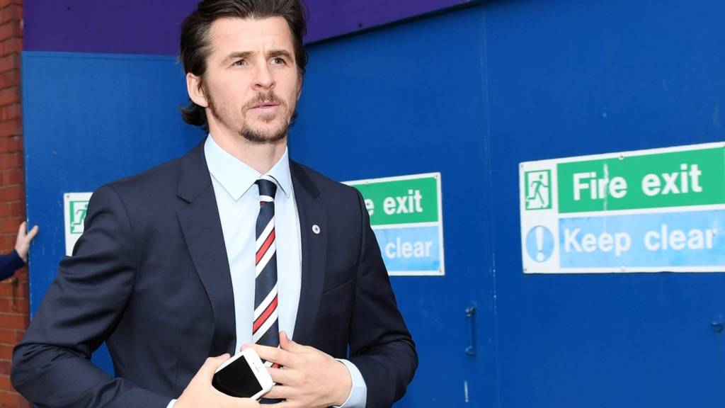 Rangers midfielder Joey Barton