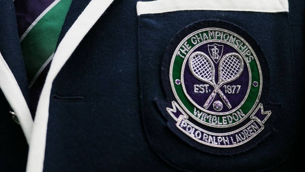 A Wimbledon badge