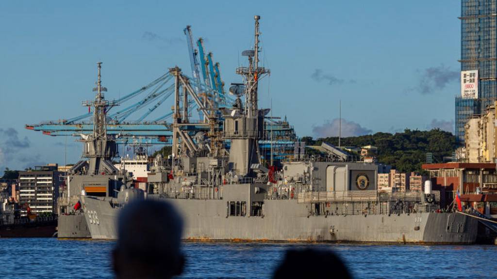 Military ship in Taiwan