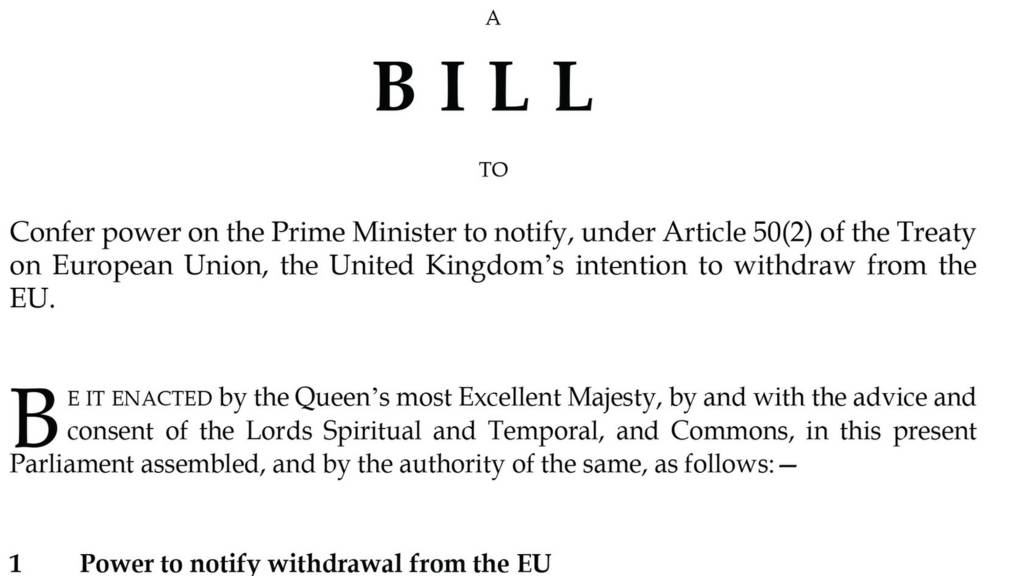 Brexit bill